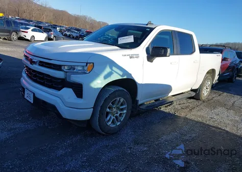 2023 Chevrolet Silverado 1500 4Wd Short Bed Rst из США, поврежденный, VIN 2GCUDEED9P1100045